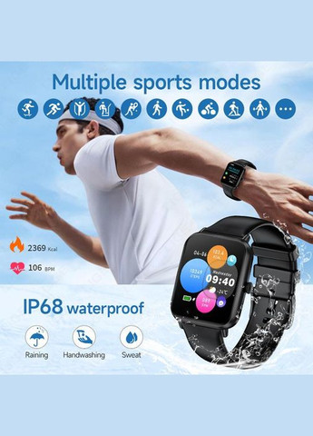 Смарт-часы женские с украинским языком защитой IP68 и двумя ремешками Lige (331146254)