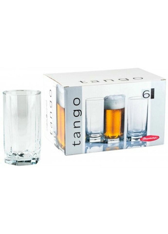 Набір високих склянок Tango PS-42949-6-T 440 мл 6 шт Pasabahce (322030751)