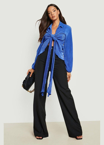 Синяя блуза Boohoo