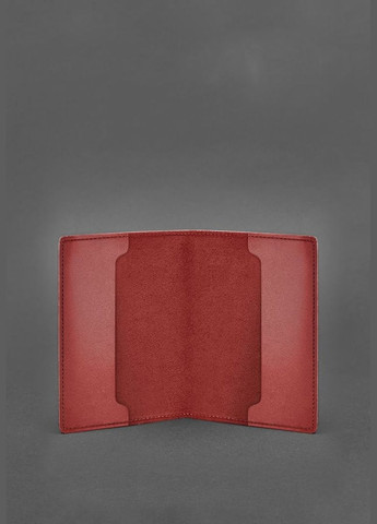 Кожаная обложка для удостоверения офицера 9.0 красная (A-027697) BlankNote (329186850)