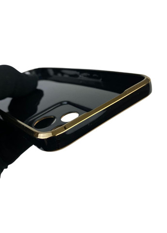 Чехол для C35 с защитой камеры с золотой окантовкой на реалми с35 черный gs1 Realme (366231790)