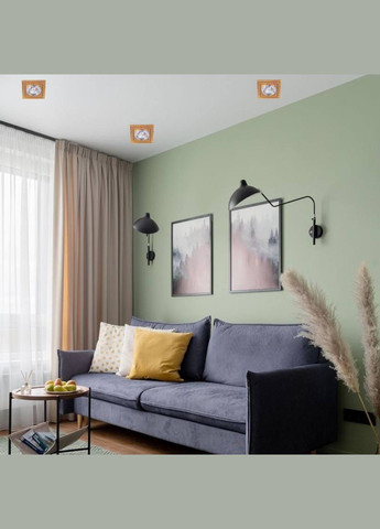 Золотий акриловий світильник врізний (05-А86) No Brand (370070112)