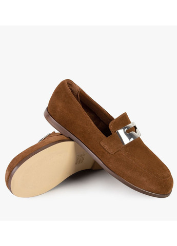 ModaMilano Туфли лоферы женские бренда 8200666_(1) оранжевый з натуральная замша, украина — демисезон (327214976)