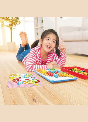 Набор Для Занятий Мозаикой (10 Мм Фишки (150 Шт.) + Доска 22Х16) Quercetti (290110770)