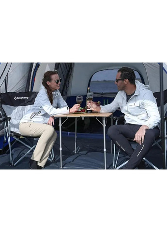 Стілець розкладаний Comfort Black/Mediumgrey KingCamp (356504627)