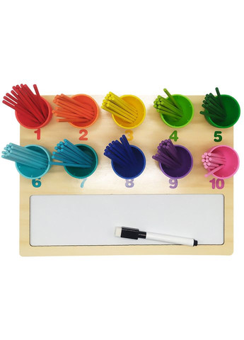 Деревянная Логическая игра "Математика" 58602 Bambi (365640570)