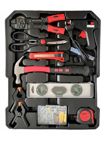 Професійний набір ручних інструментів Krafftec у валізі 499 предметів для дому та автомобіля (2104618858) No Brand (370606360)