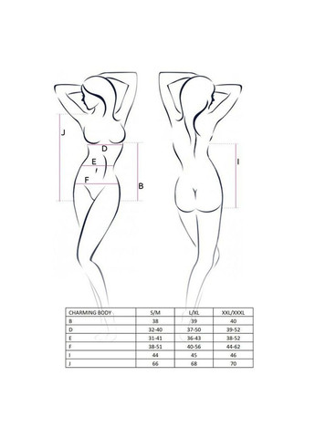 Боди CHARMING BODY S/M, black Passion (303886884)