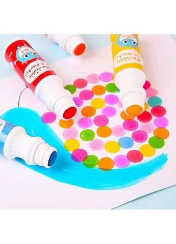 Набор пальчиковых маркеров DOT для творчества, точечные, пальчиковые краски для рисования и живописи на водной основе,3 цвета No Brand (369802955)