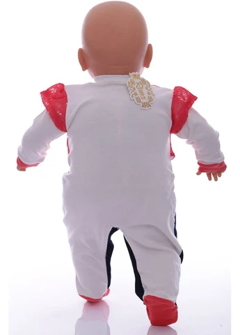 Человечек для девочки трикотажный с поясом красный 68 см (37055) BABYKROHA (297197879)
