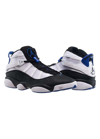 Черно-белые демисезонные кроссовки мужские 6 rings Jordan