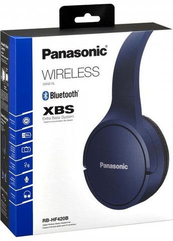 Навушники RB-HF420B Bluetooth Blue (RB-HF420BGEA) Panasonic (339086437)