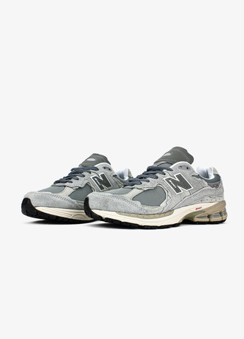 Сірі всесезон кросівки чоловічі і жіночі new balance 2002r protection pack gray | нью беланс 2002r сірі No Brand