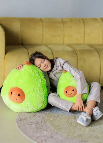 М’яка іграшка Авокадо 45 см подушка зелена плюшева Lalapka (366571287)