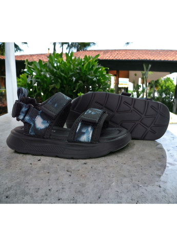 Синие повседневные босоножки Apawwa на липучке