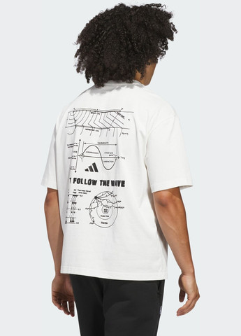 Белая футболка anthony edwards adidas