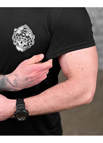Армійська чоловіча футболка Череп чорна Freedom (353849201)