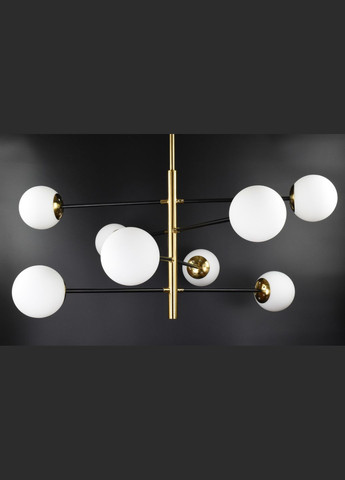 Потолочная люстра на 8 лампочек 26418 Бронза 50-77х95х95 см. Sunnysky (364492762)