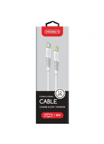Дата кабель USB TypeC to Lightning 18W 1,2m CBFLEXTL1 white (1283126504099) Intaleo usb type-c to lightning 18w 1,2m cbflextl1 white (268139895)