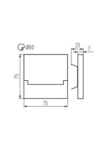 Светильник для лестницы 23108 SABIK Kanlux (305759096)