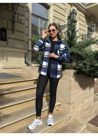 Флісова сорочка в клітинку More_bboutique Сорочка (366740807)