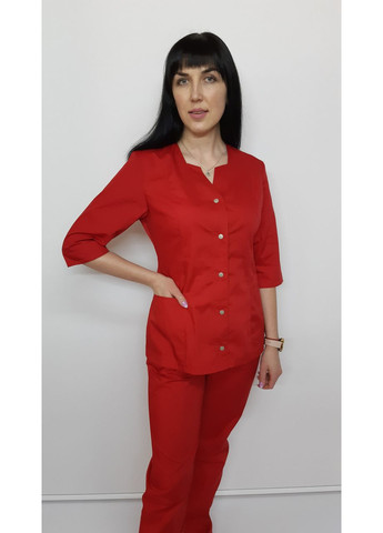 Жіночий медичний костюм Сана бавовна три чверті рукав 54, No Brand (361359937)