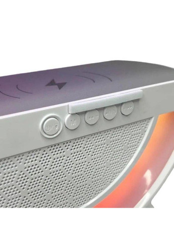 Ночник RGB с беспроводной зарядкой и колонкой Bluetooth No Brand BT-2301 (300103894)