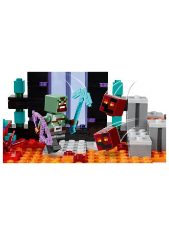 Конструктор Minecraft Засідка біля порталу в Нижній світ 352 деталей (21255) Lego Minecraft Засідка біля порталу в Нижній світ 352 д (366514754)