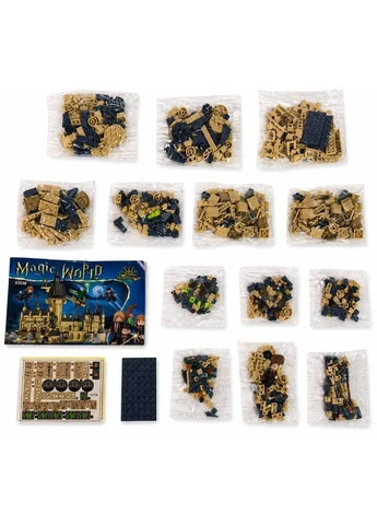 Конструктор для детей Замок Magic World 830 деталей Разноцветный (M1022) No Brand (391349405)