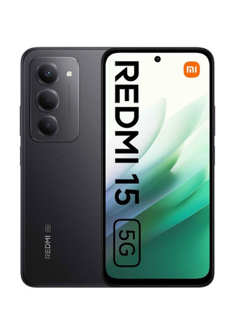 Смартфон Redmi 15 5G 4/128GB Midnight Black_EU Xiaomi (362212859)
