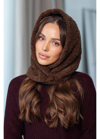 Капор из эко меха, цвет Коричневый Fashion (365072503)