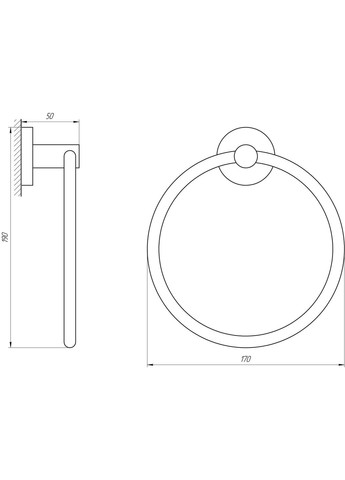 Тримач рушників SP 8113 Perfect Sanitary Appliances (336383789)