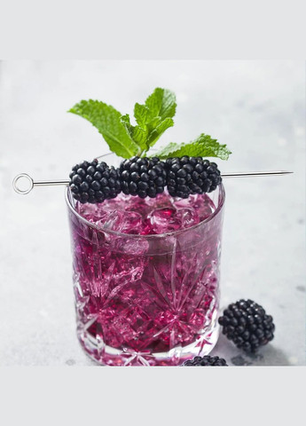 Шпажка металева Bar House для коктейлю кільце Сріблястий No Brand (340689295)