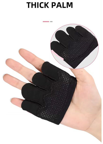 Важкоатлетичні Рукавички Toelab M156 с Захистом Долоні Pink Розмір:, унісекс пара (4024349) Clefers (300694684)