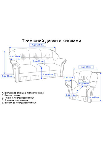 Жакардовий чохол на диван + 2 крісла Stone з спідницею темно-сірий Kayra (324800102)