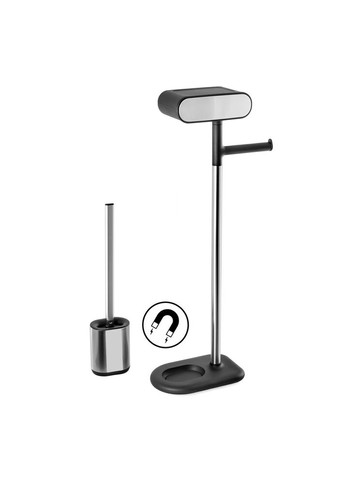 Стойка держатель туалетной бумаги и щетки с полочкой, AWD02071980 AWD Interior (330823912)