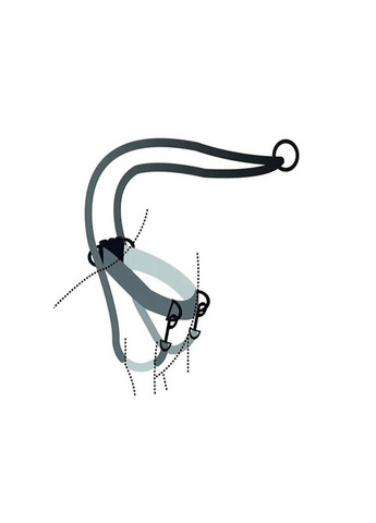 Тренувальний Шлея для собак Easy Walker нейлон L 40-58 см Flamingo (292174913)