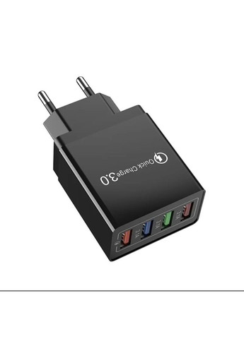 Мережевий зарядний пристрій із 4 USB-портами та підтримкою швидкого заряджання, 3.1 А Maer (342067594)