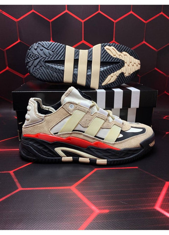 Комбіновані Осінні кросівки чоловічі adidas niteball адідас найтбол No Brand