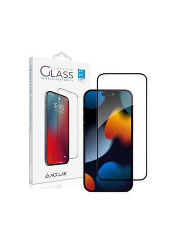 Скло захисне (m319646) ACCLAB Full Glue Apple iPhone 15 Pro (367069911)