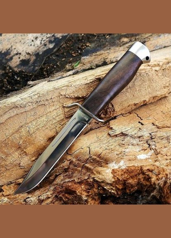 Нож тактический охотничий финка с удлиненным лезвием и деревянной рукоятью 024 ACWP Grand Way (370770675)