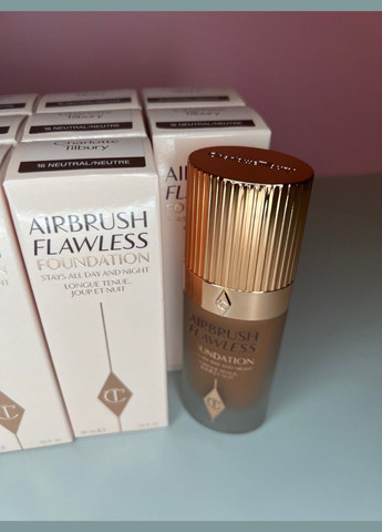 Тональна основа для обличчя Airbrush Flawless Foundation (30 мл) 16 NEUTRAL Charlotte Tilbury (278773900)