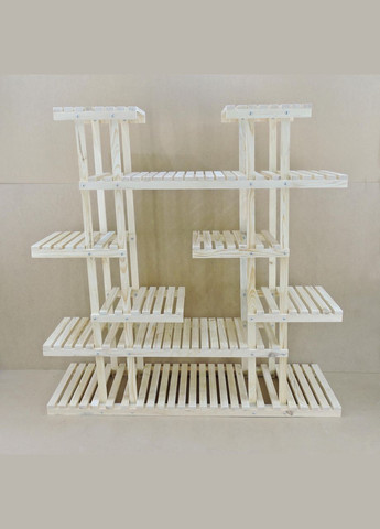 Подставка для цветов из дерева Малабри 45 бланже (ЦВТ-007101) No Brand (328225028)