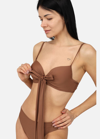 Коричневый летний лиф женский цвет шоколад цб-00274385 Atlantic Empire