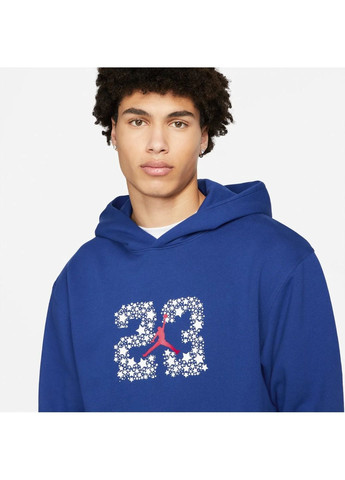Худи мужские M J Sprt Dna Flc Po 2 Blue Nike (364838675)