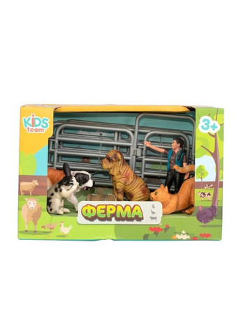Детский игрушечный набор "Ферма" Q9899-X13_2 собаки, кошка, кролик Kids Team (322841082)