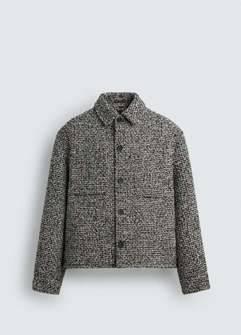 Цветная рубашка с узором "гусиная лапка" Zara