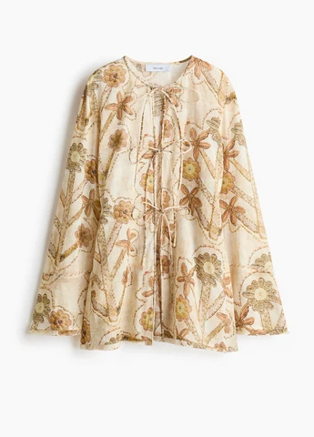 Кремовая блузка H&M