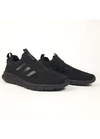 Чорні мокасини чоловічі adidas літні ORIGINAL Slip-on LIGHTSTREET PRO Flow
