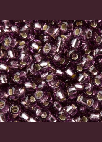 Бісер чеський Блискучий 334 / 27010 калібр 10 Сіро-рожевий Упаковка 5 грамм Preciosa (316918139)